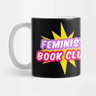 Feminist Book Club yellow logo Mug
